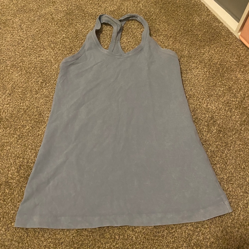 Lululemon cool racer back tank top nulu size 8